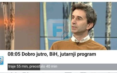 GOSTOVANJE DIREKTORA FONDACIJE NA FTV-u